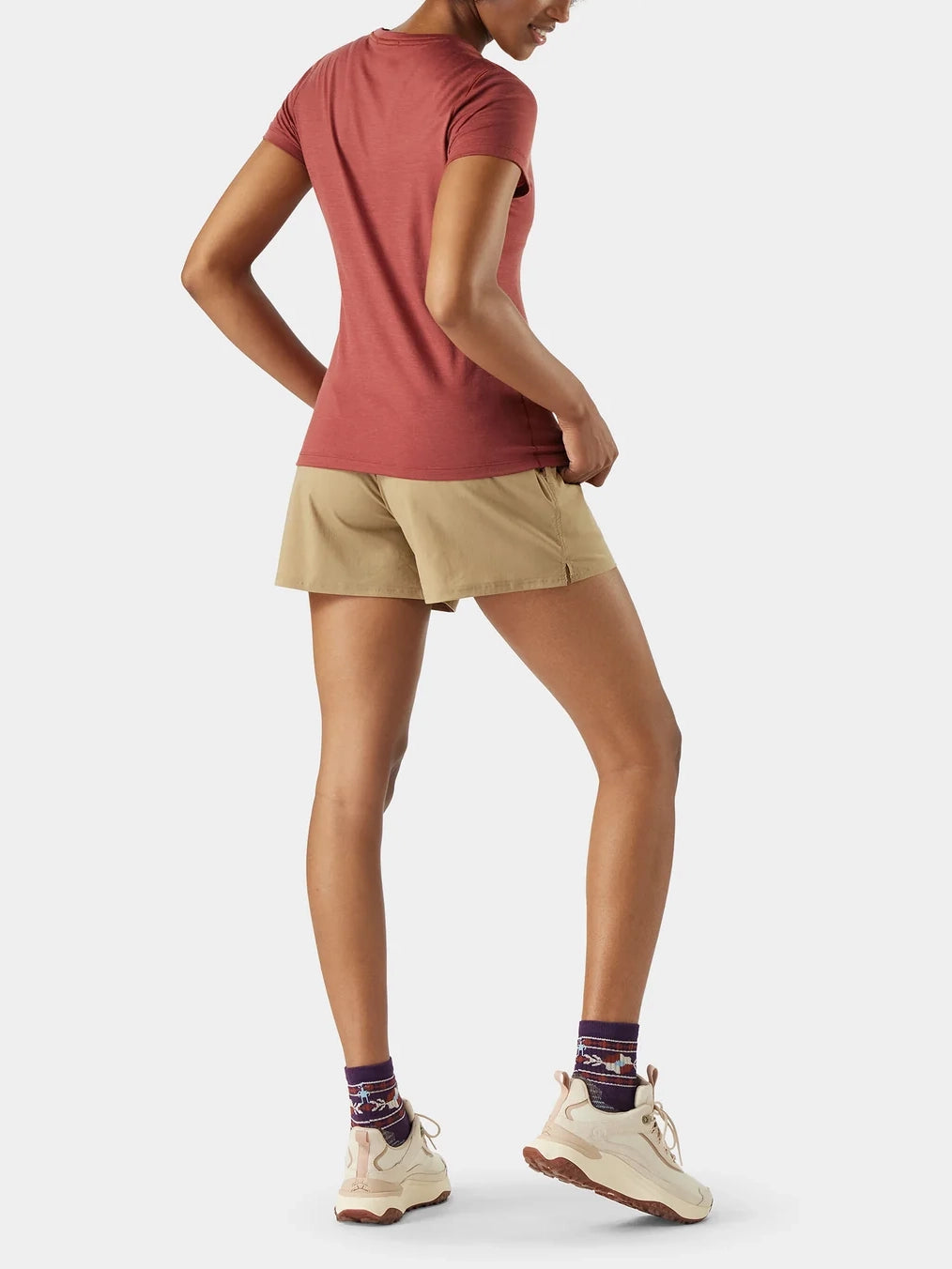 Smartwool Women's Merino Short Sleeve Burnt Sienna