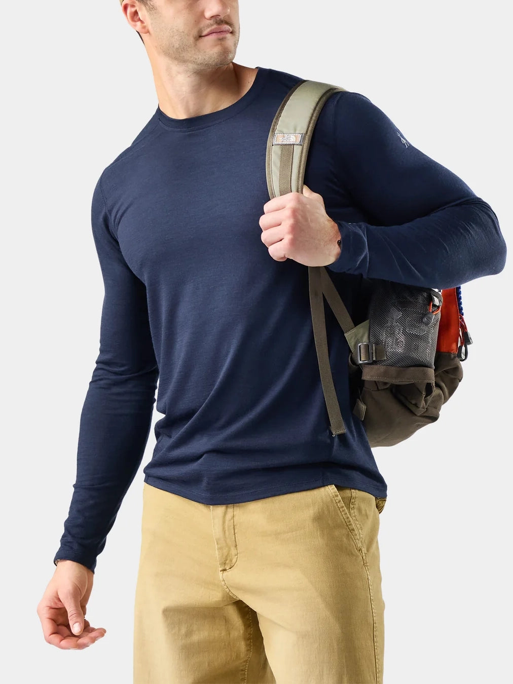 Smartwool Men's Classic All-Season Merino Base Layer Crew Boxed Deep Navy