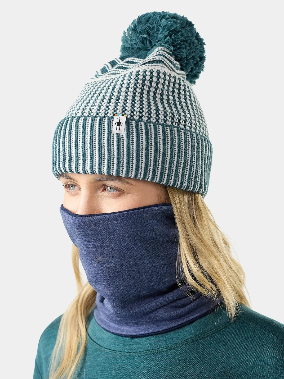 Smartwool Thermal Merino Reversible Neck Gaiter Nightfall Blue-Deep Navy