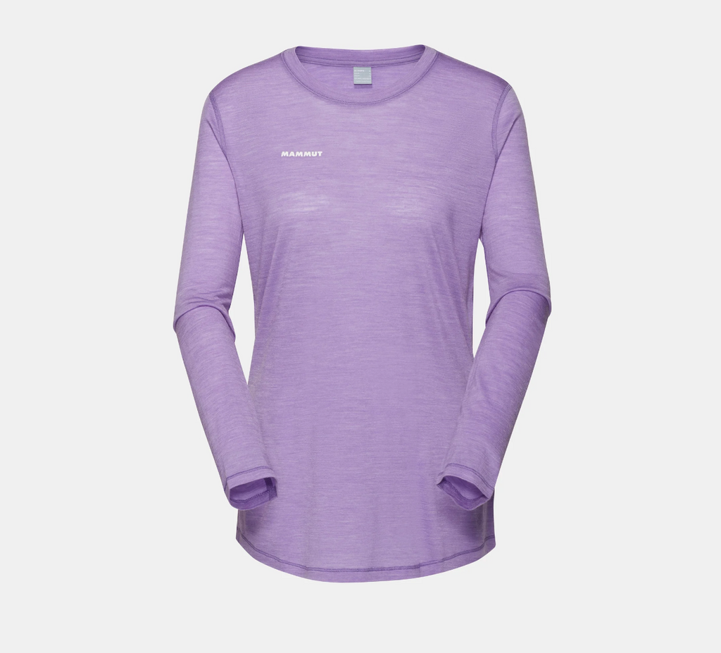 Mammut Tree Wool FL Longsleeve Women Lavandin Melange