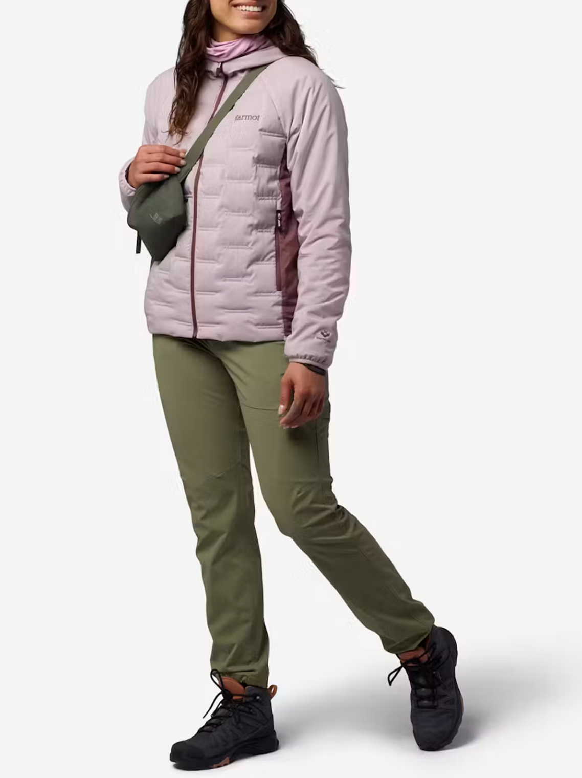 Marmot Women’s WarmCube® Active Aerothermal Hoody Dust/Sugar Plum