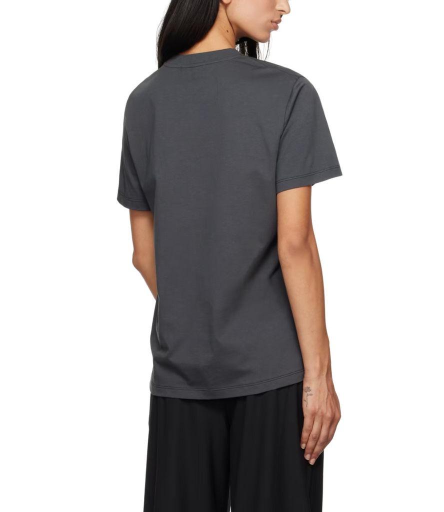 Ganni Relaxed O-neck T-shirt Volcanic Ash