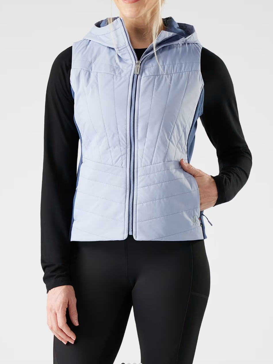 Smartwool Women's Smartloft Vest Icy Nightfall Blue