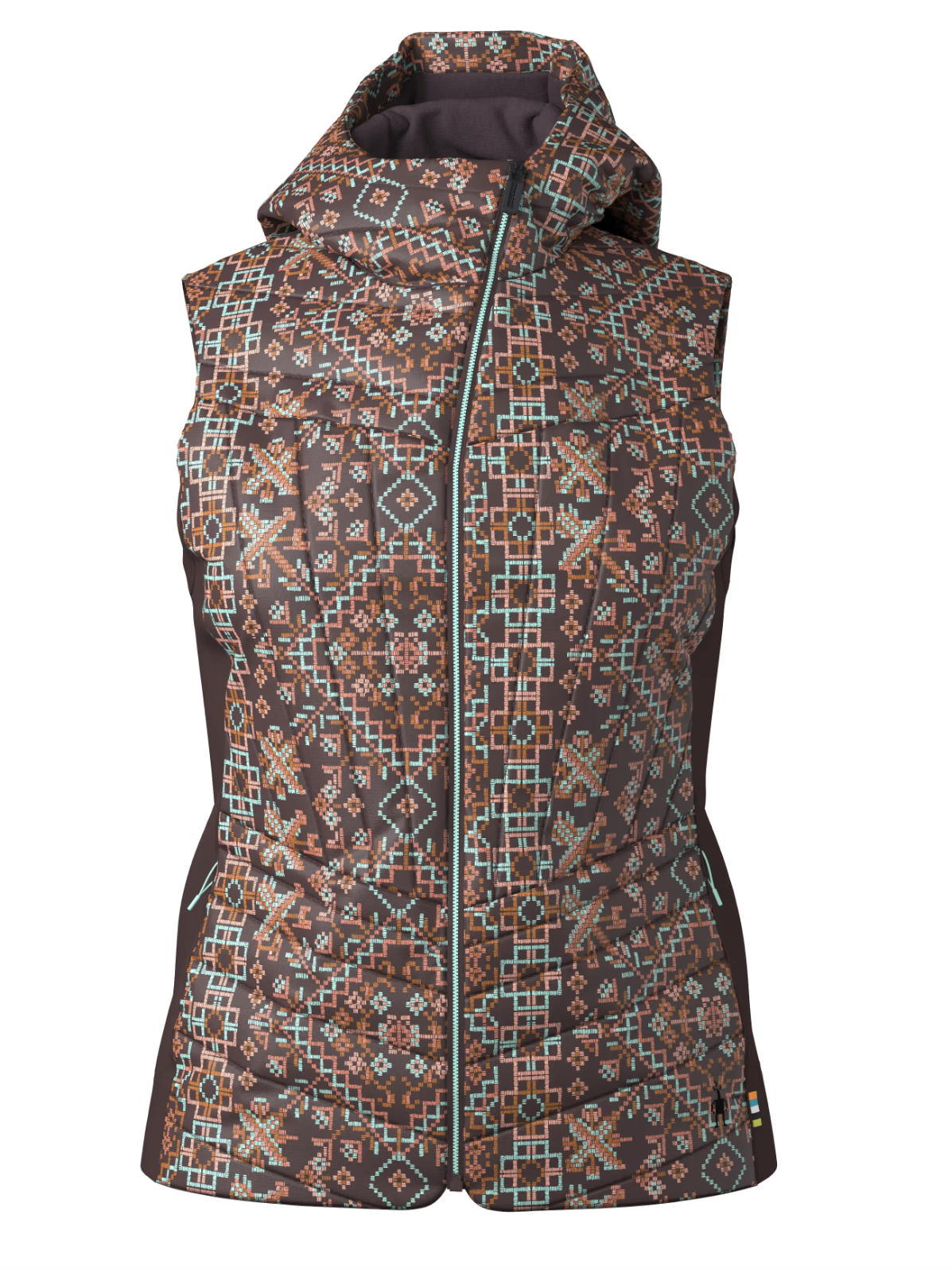 Smartwool Women's Smartloft Vest Mink Nordic Fair Isle