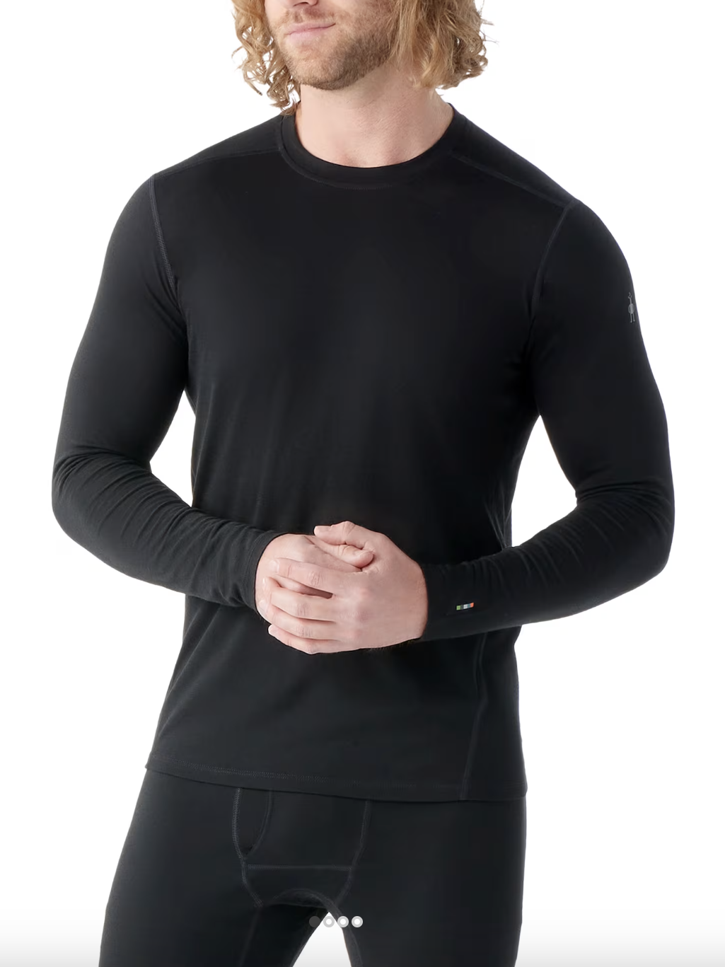 Smartwool Men's Classic All-Season Merino Base Layer Crew Boxed Black
