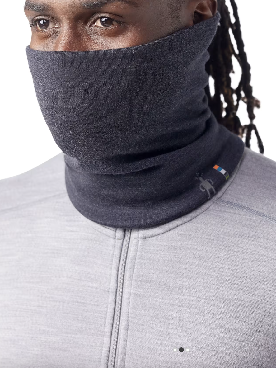 Smartwool Thermal Merino Reversible Neck Gaiter Charcoal Heather