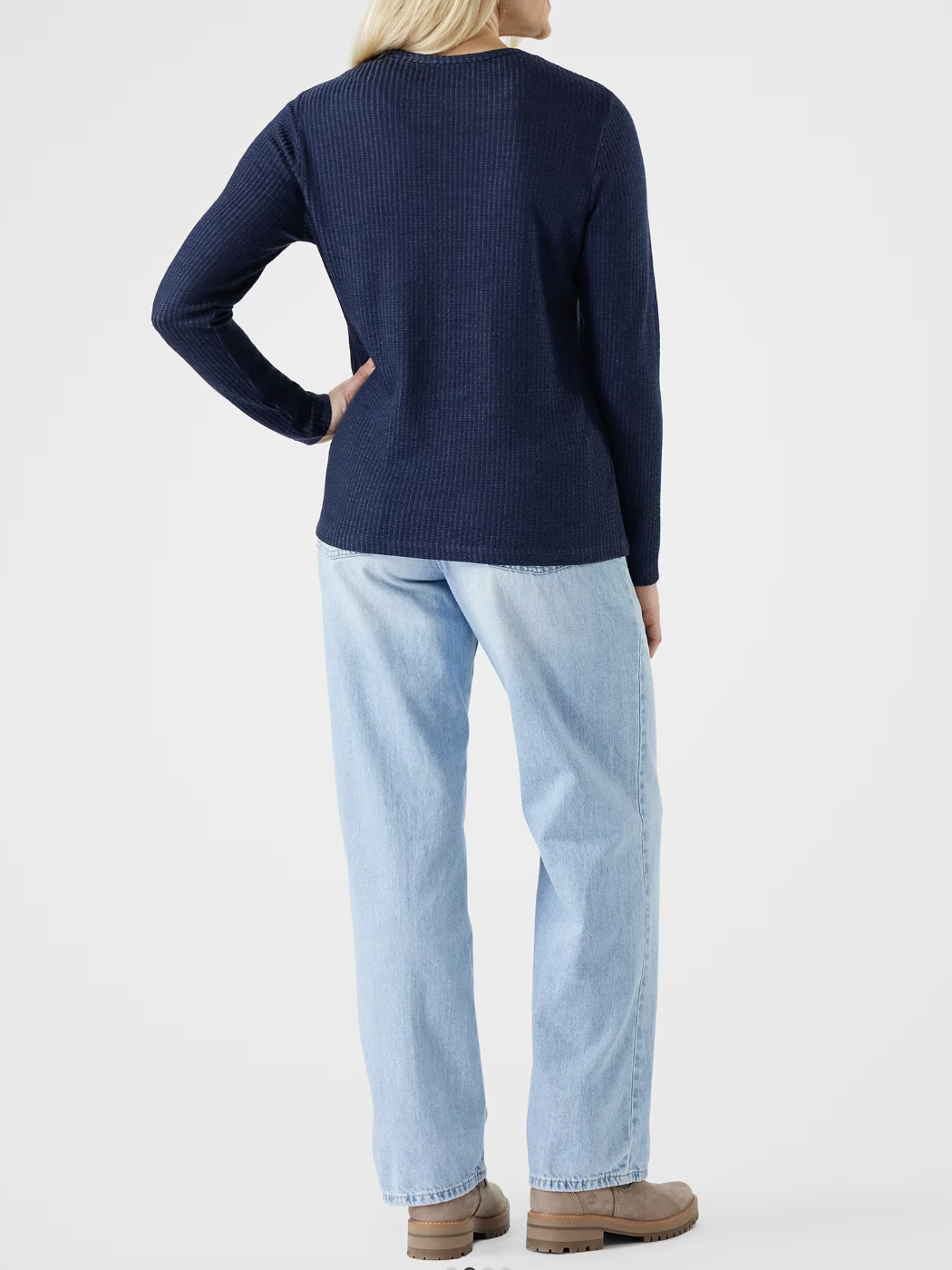 Smartwool Women's Thermal Merino Rib Crew Nightfall Blue