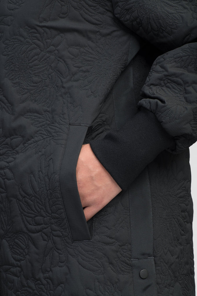 Nobis Surrey Women's Long Mid Layer Jacket Black