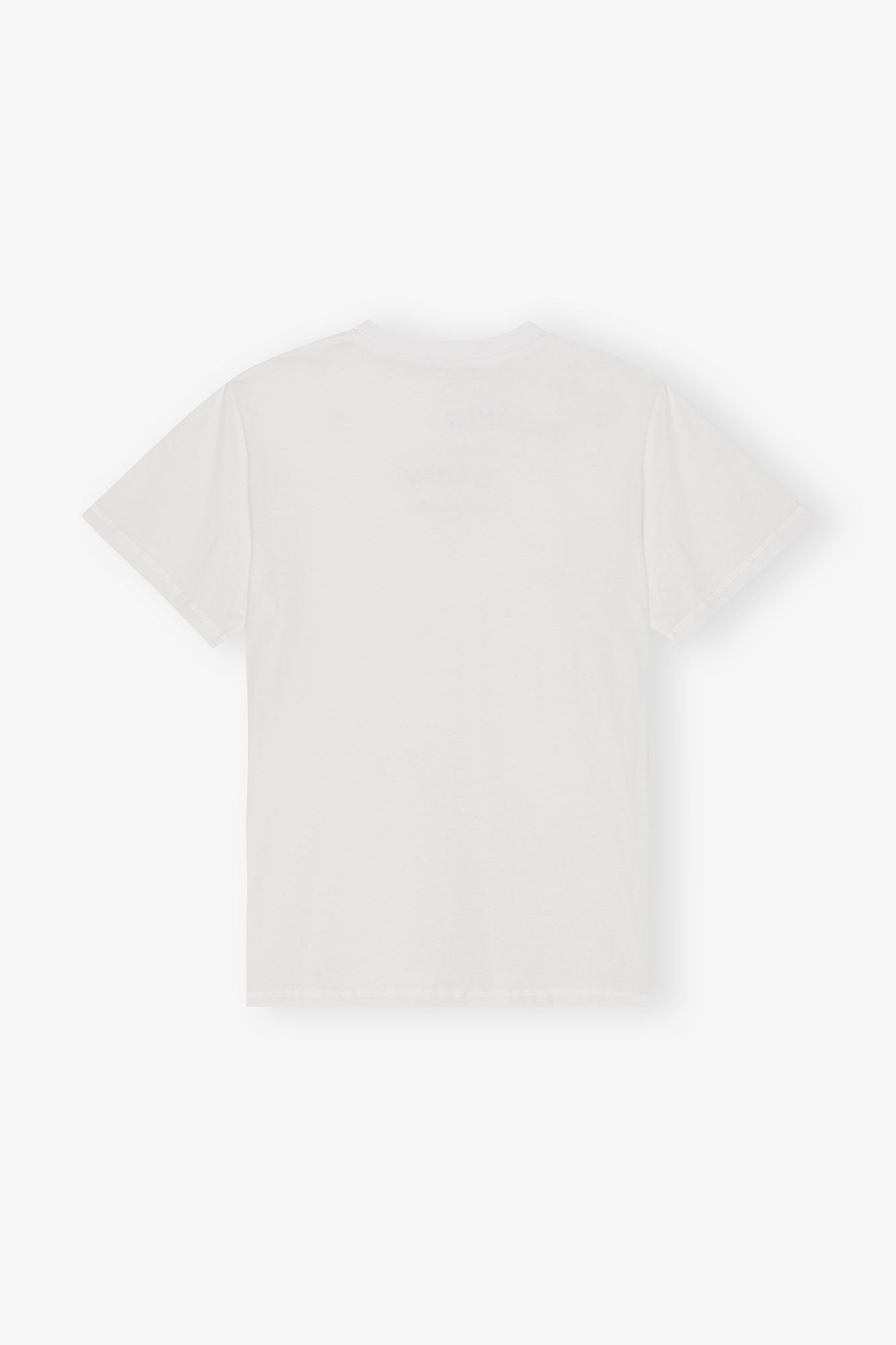 Ganni Relaxed O-neck T-shirt Bright White