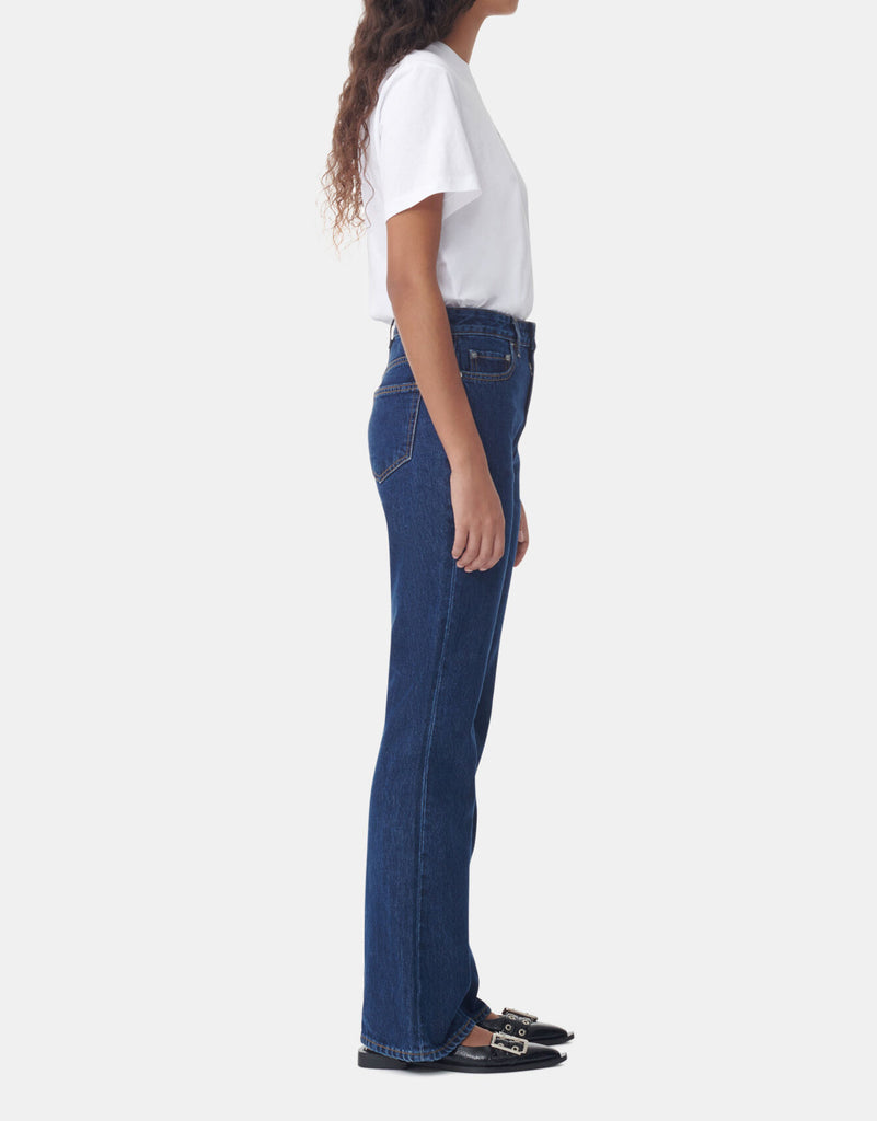 Ganni Relaxed O-neck T-shirt Bright White