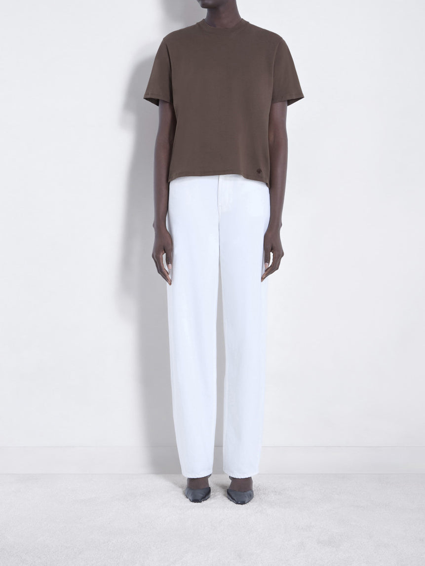 Loulou Studio Telanto Organic cotton T-Shirt Wood