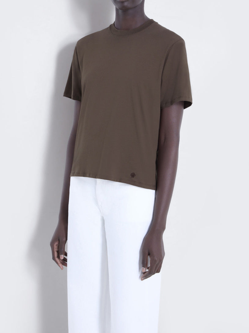 Loulou Studio Telanto Organic cotton T-Shirt Wood