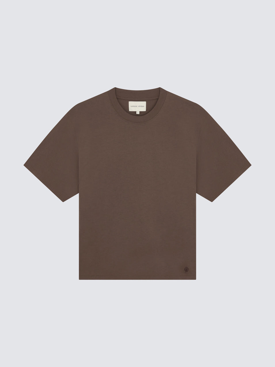 Loulou Studio Telanto Organic cotton T-Shirt Wood