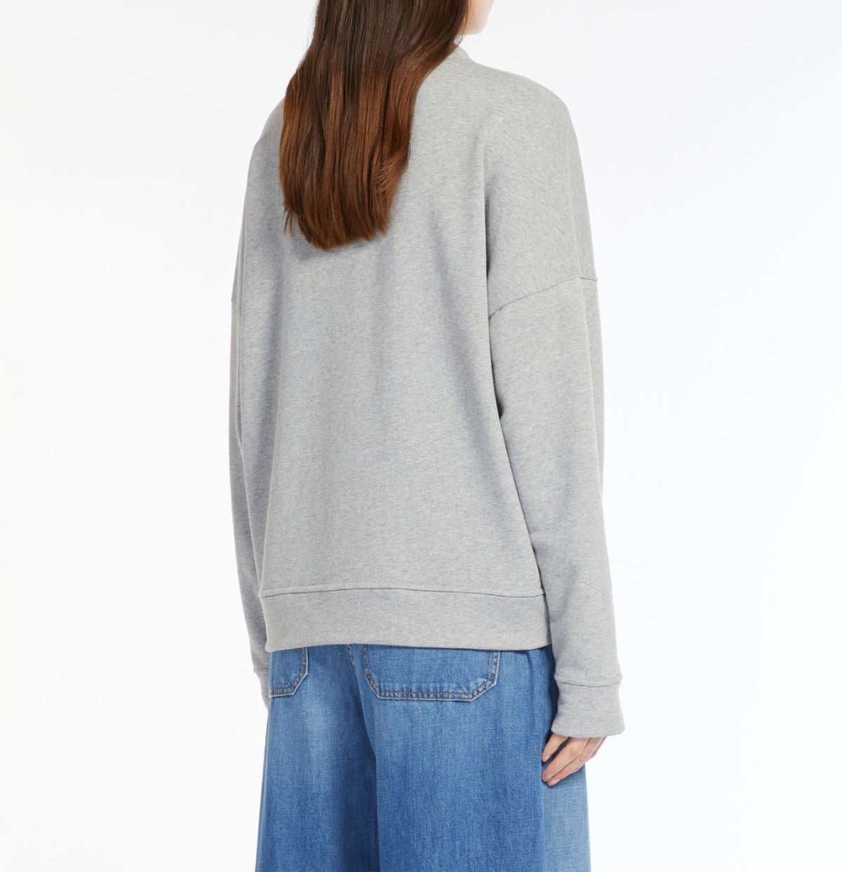 Max Mara Weekend Nativa Printed Organic Cotton Sweatshirt