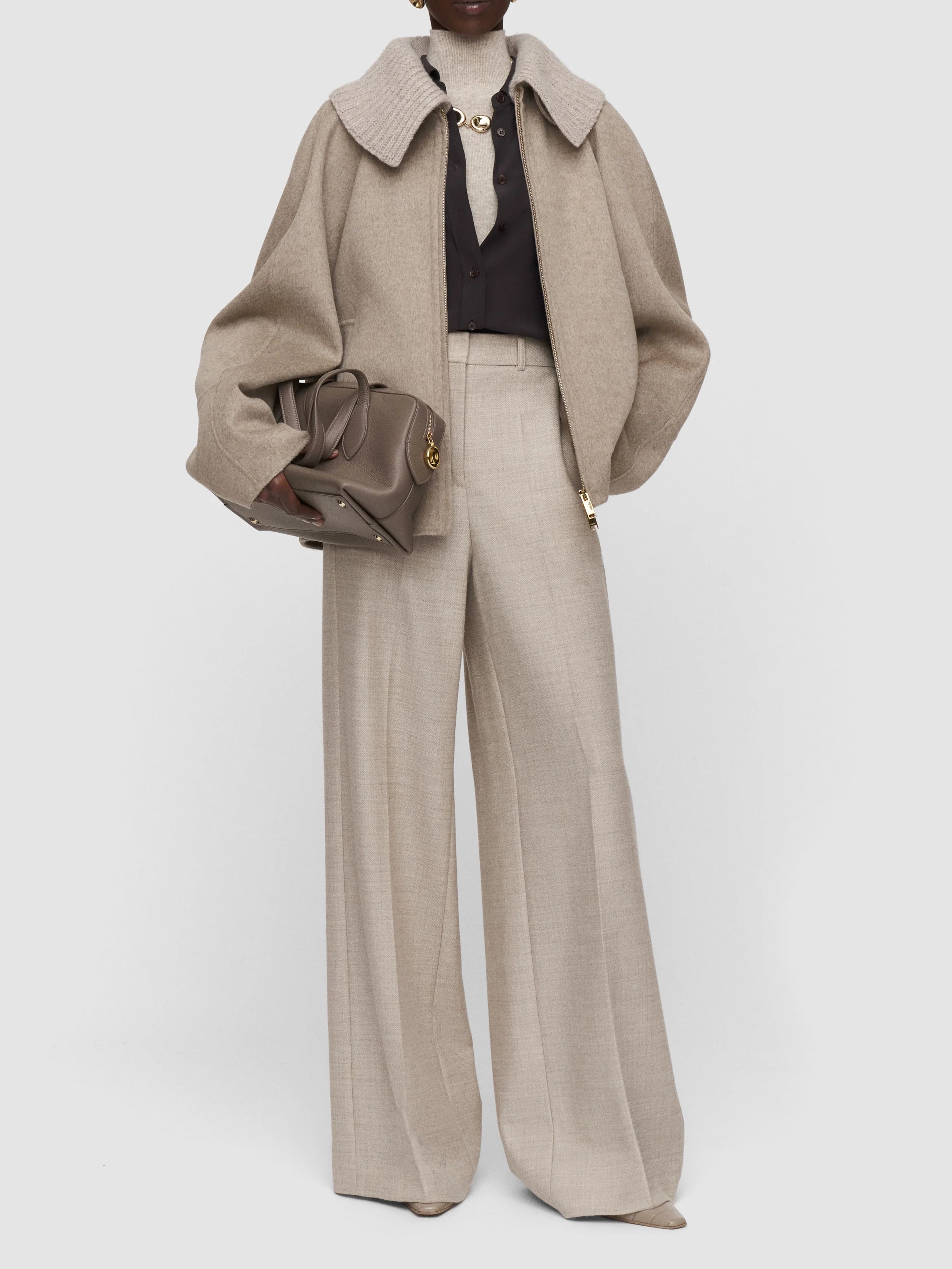 Joseph Cooksey Double Face Cashmere Jacket Powder Melange