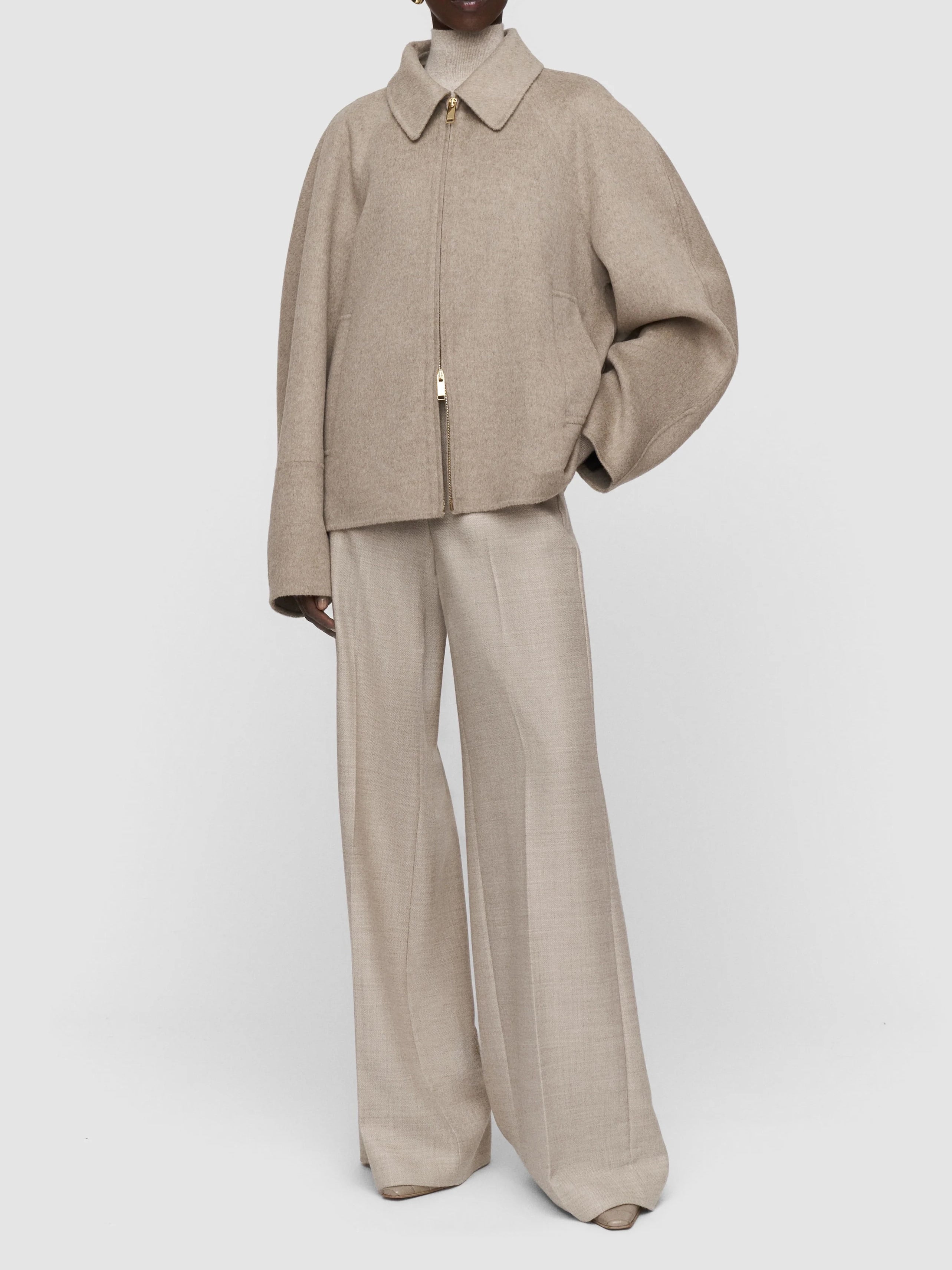 Joseph Cooksey Double Face Cashmere Jacket Powder Melange