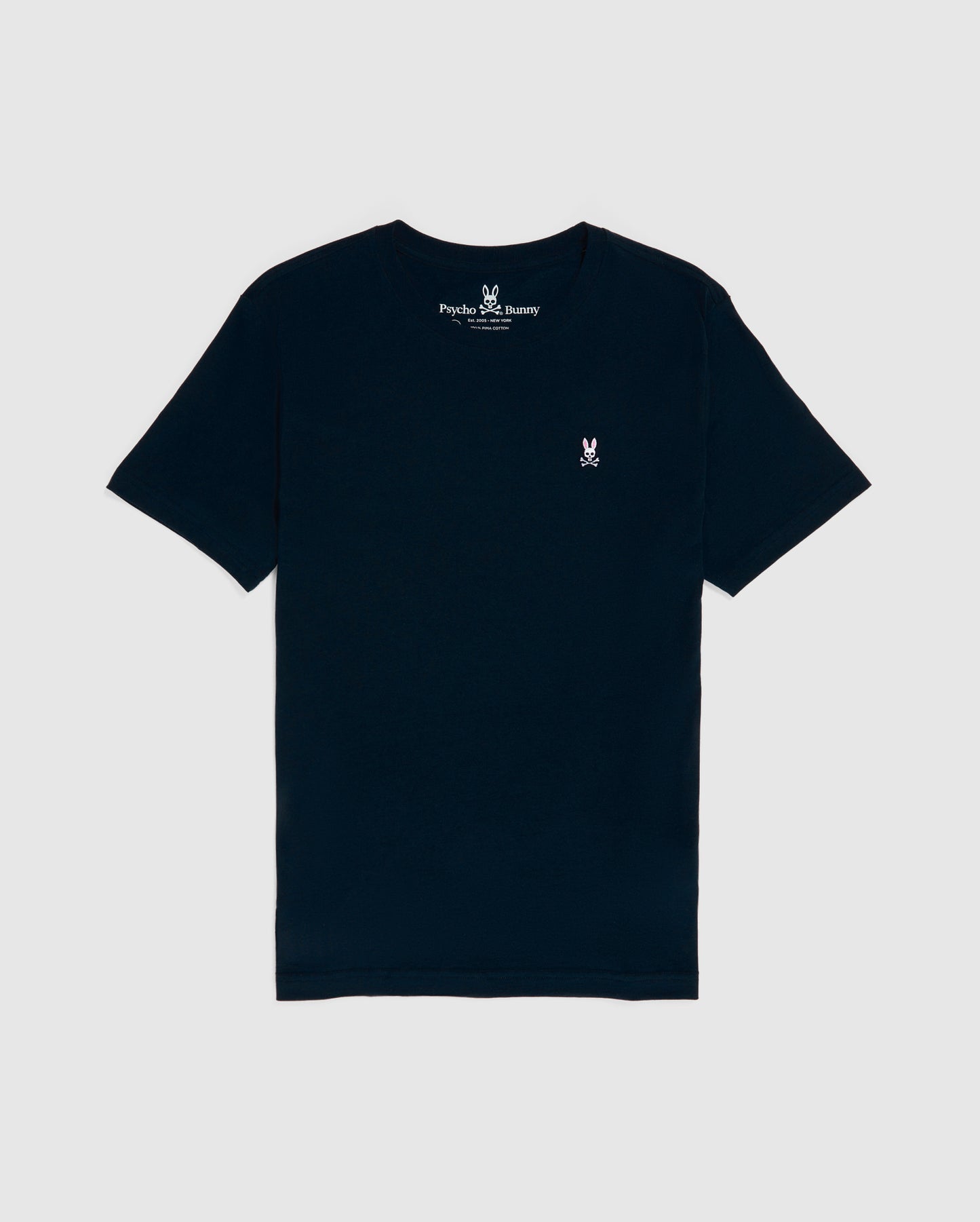 Psycho Bunny Mens Classic Crew Neck Tee Navy