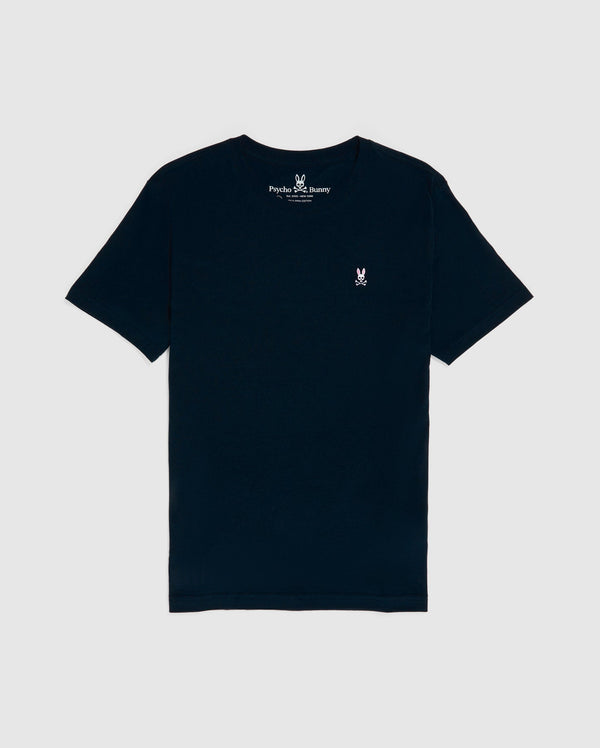 Psycho Bunny Mens Classic Crew Neck Tee Navy