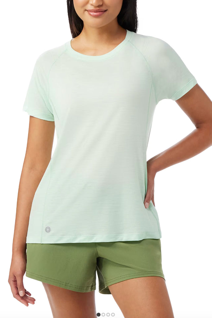 Smartwool Women's Active Ultralite Short Sleeve Matcha Green