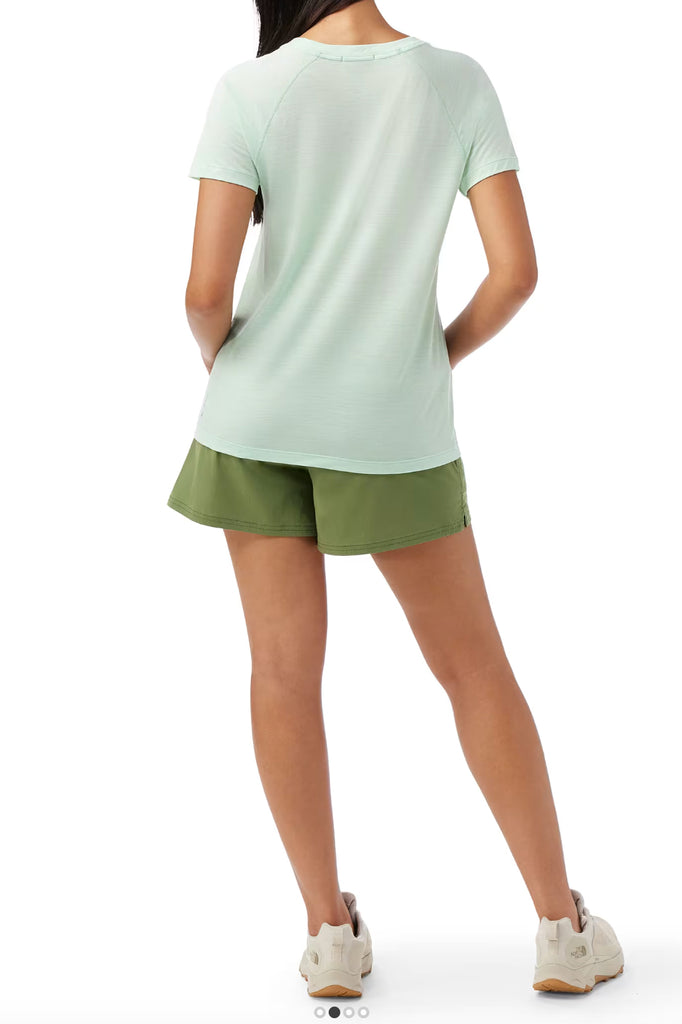 Smartwool Women's Active Ultralite Short Sleeve Matcha Green
