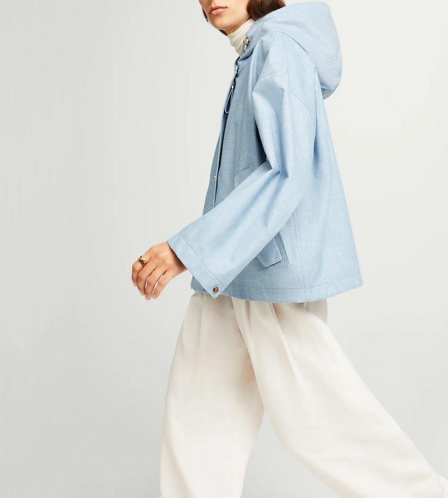 G-Lab Elle Jacket Summer Denim Light Indigo