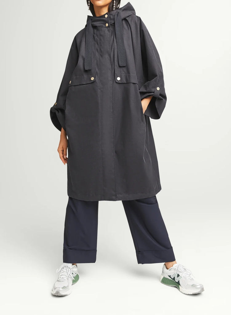 G-Lab Milla II Coat Soft Canvas Dark Navy