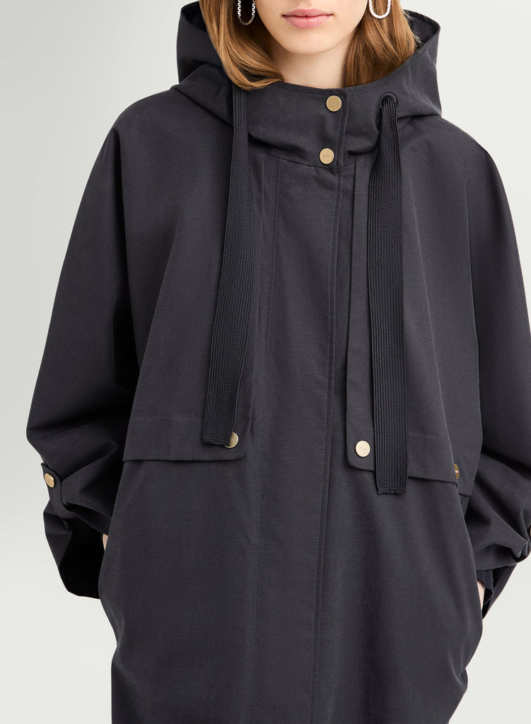 G-Lab Milla II Coat Soft Canvas Dark Navy