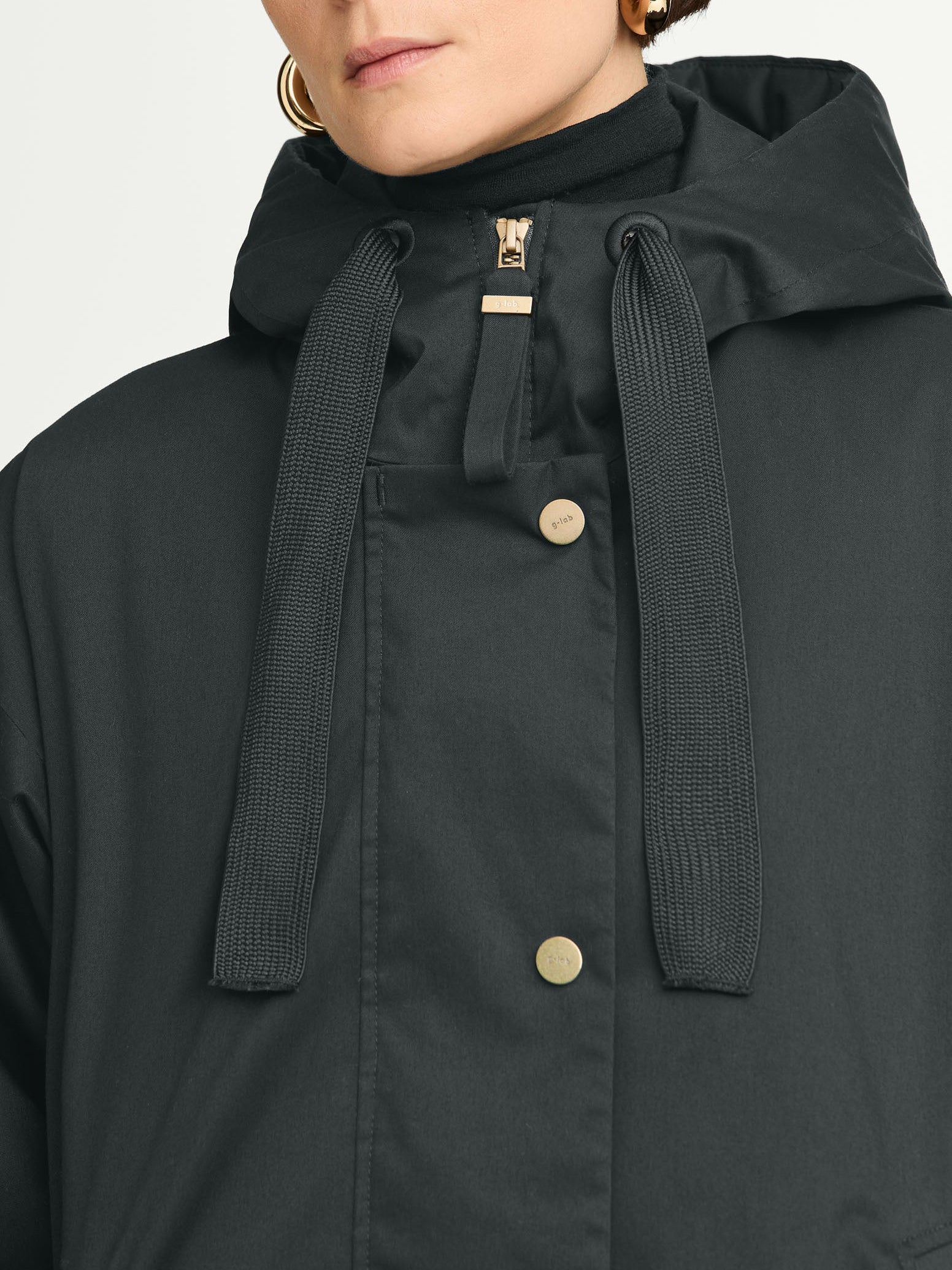 G-Lab Meta Eco Cotton Blend Parka Dark Navy
