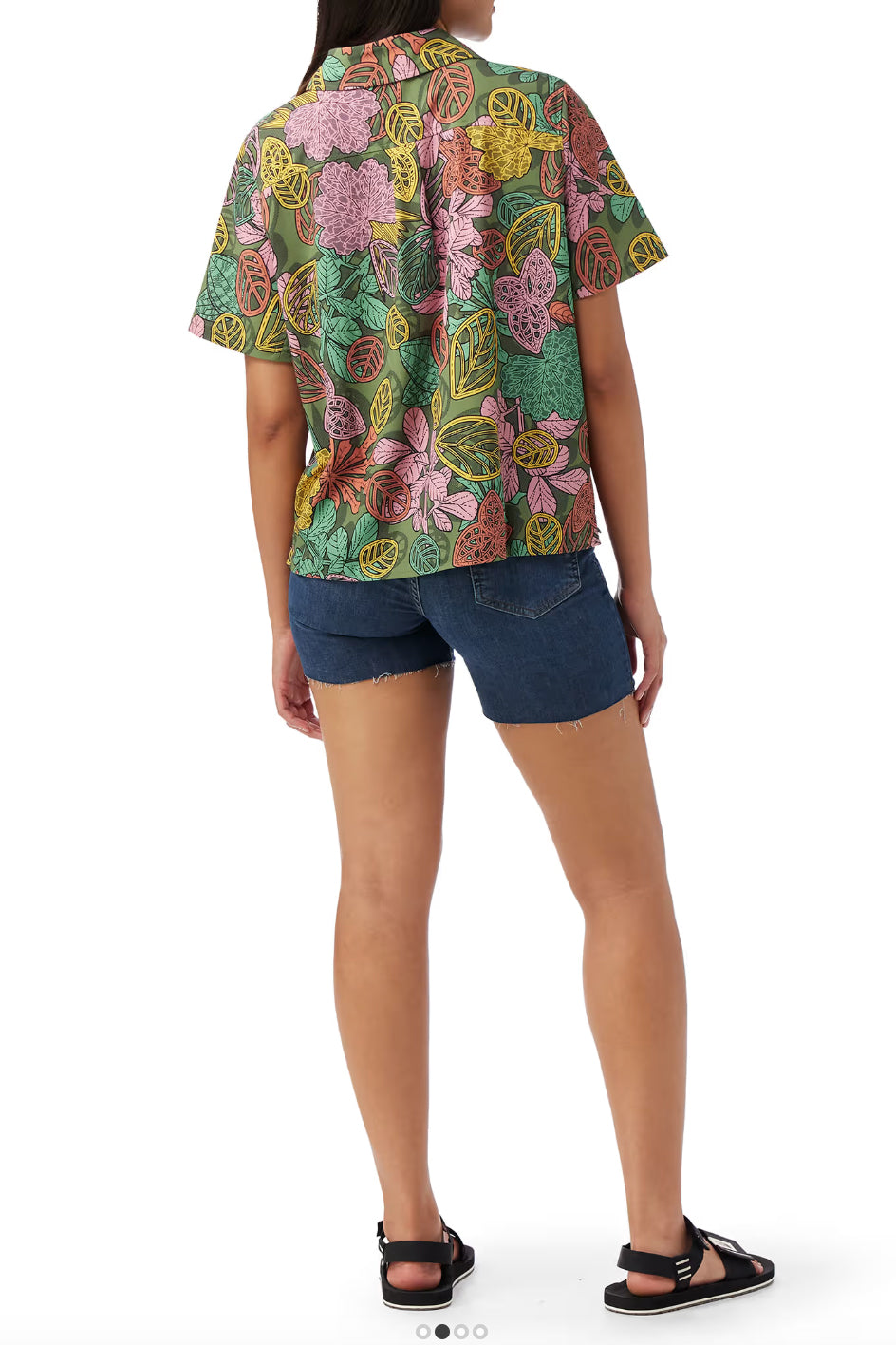 Smartwool Women’s Everyday Party Short Sleeve Button Down Fern Green