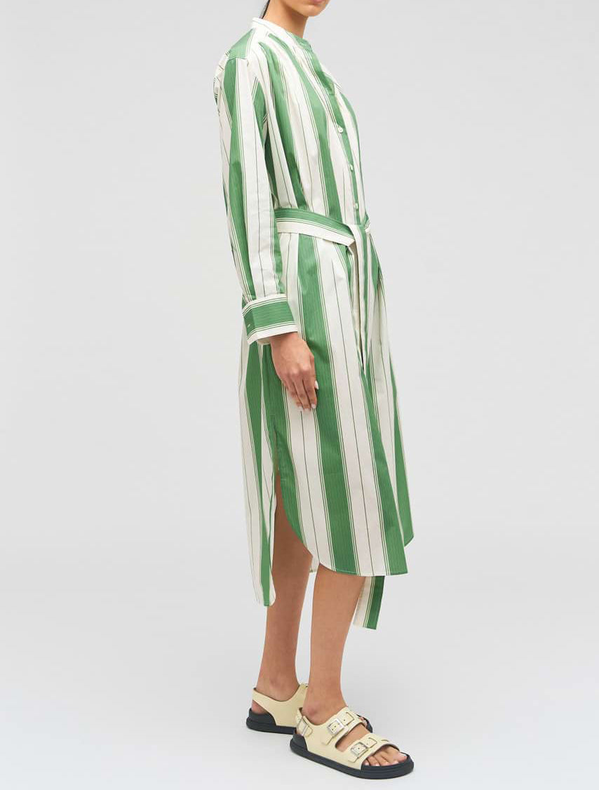 Oroton Deckchair Stripe Shirt Dress