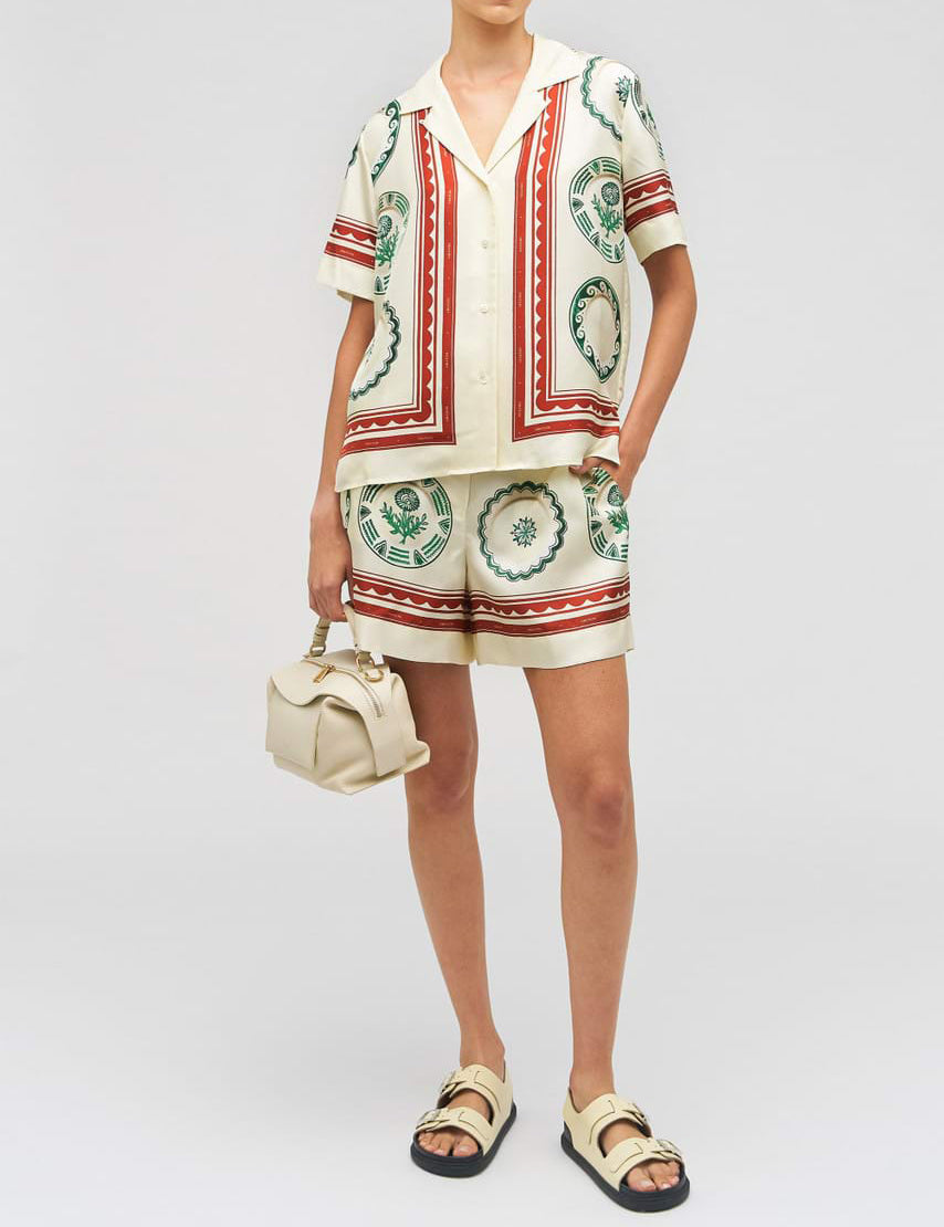 Oroton Alfresco Print Short