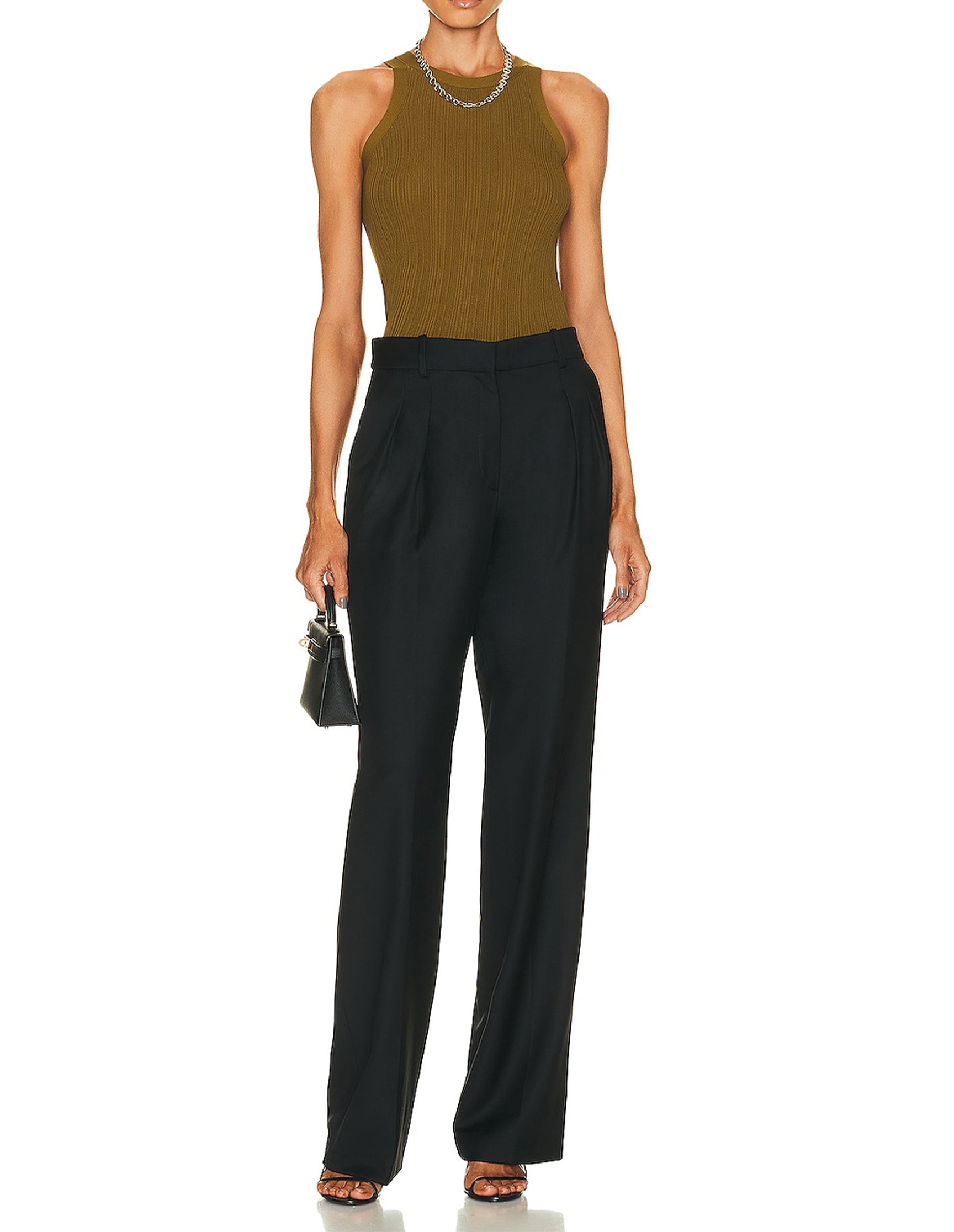 Loulou Studio Sbiru Wool Pant Black