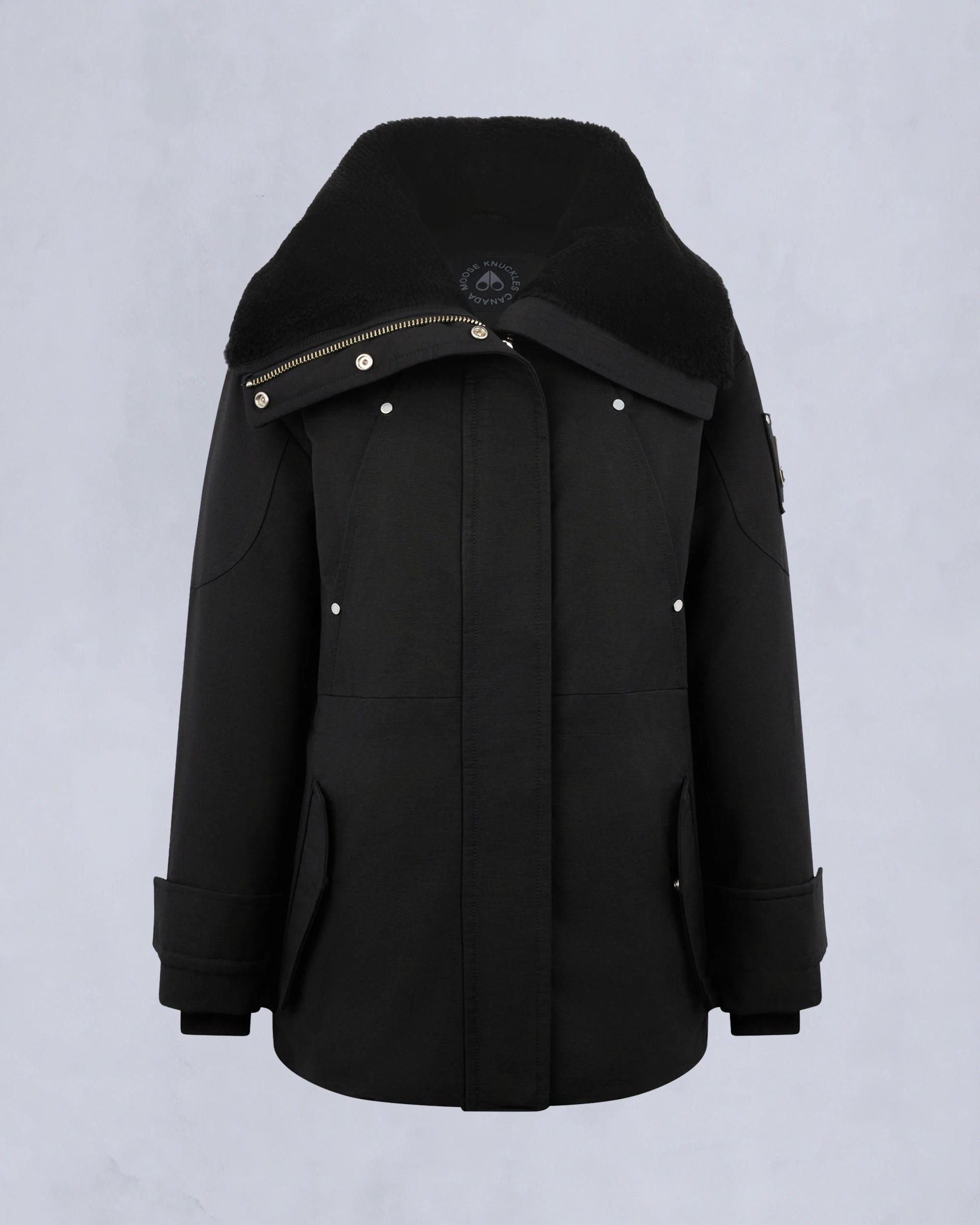 Moose Knuckles Original Aurora Shearling Jacket Black