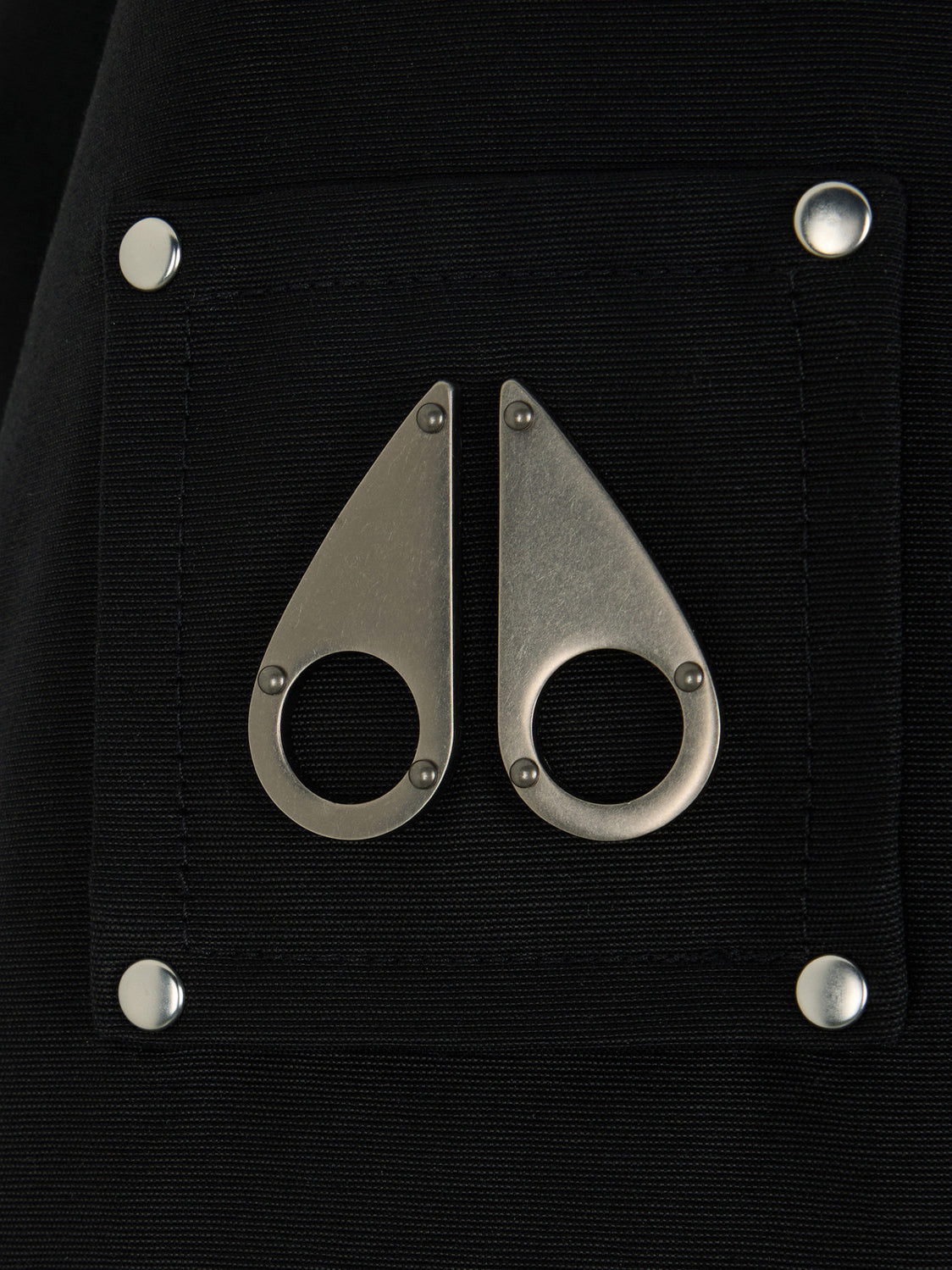 Moose Knuckles Original Storm Shearling Trim Parka Black