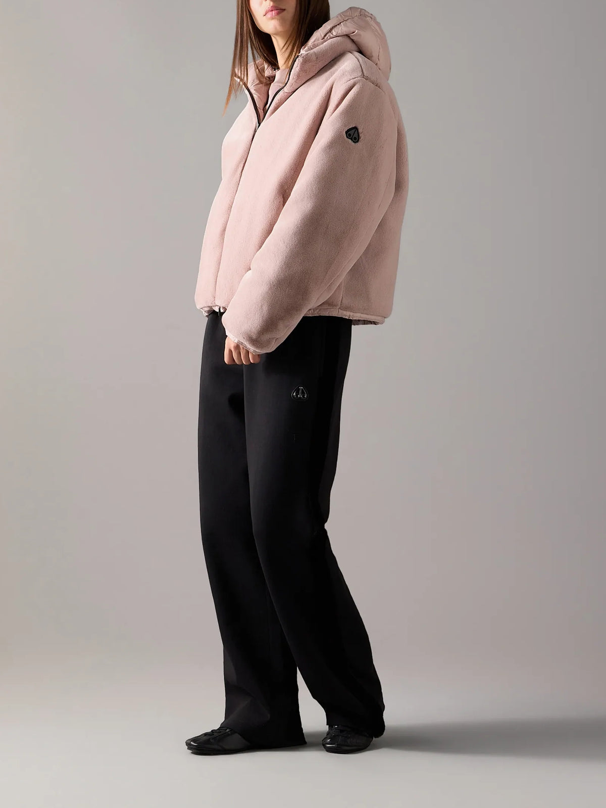 Moose Knuckles W Queens Reversible Down Puffer Rosewood