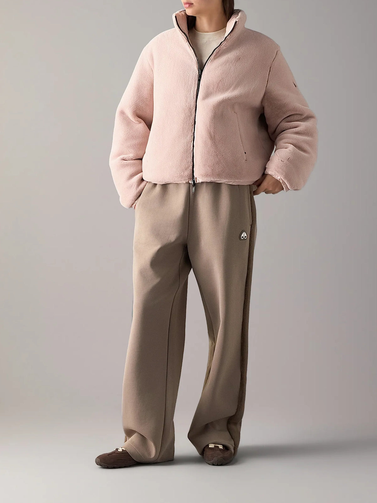 Moose Knuckles W Queens Reversible Down Puffer Rosewood