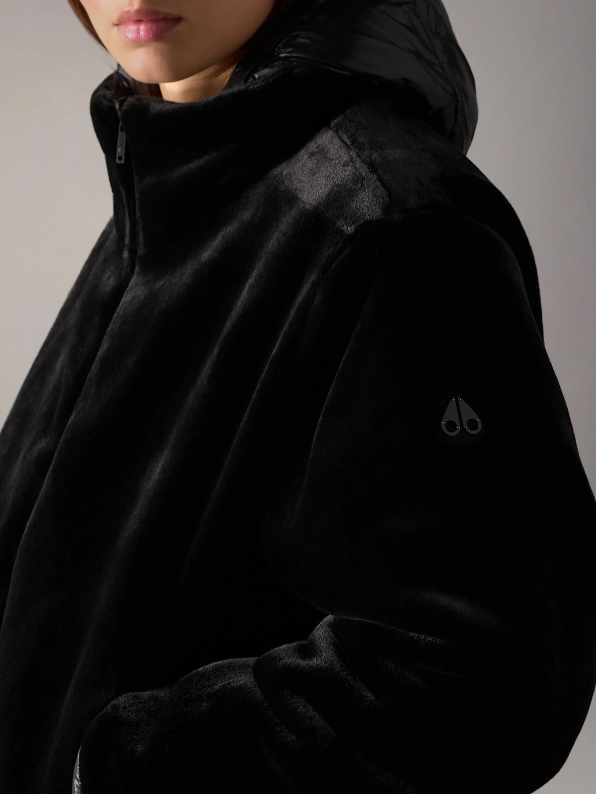 Moose Knuckles W Queens Reversible Down Puffer Black