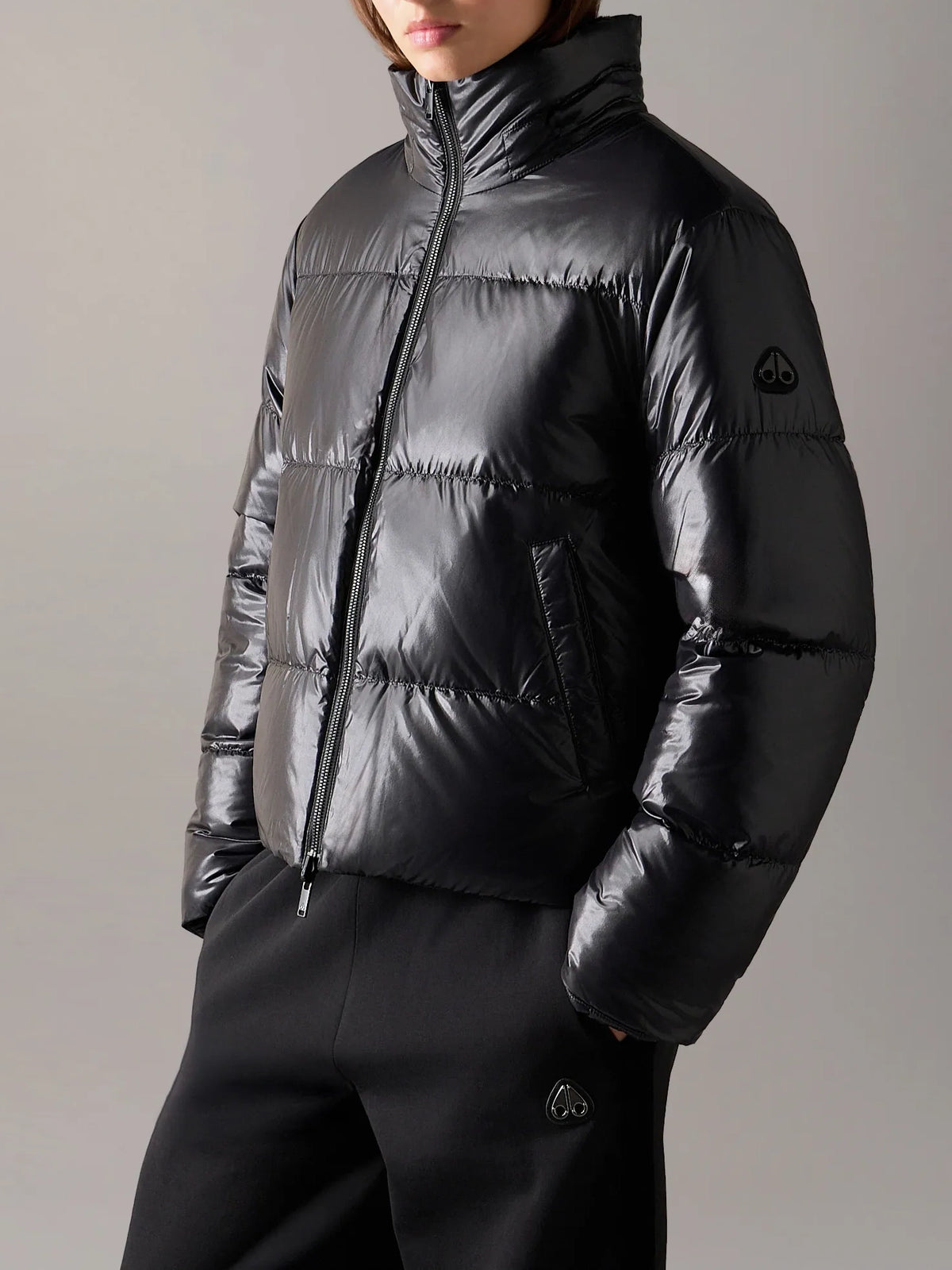 Moose Knuckles W Queens Reversible Down Puffer Black