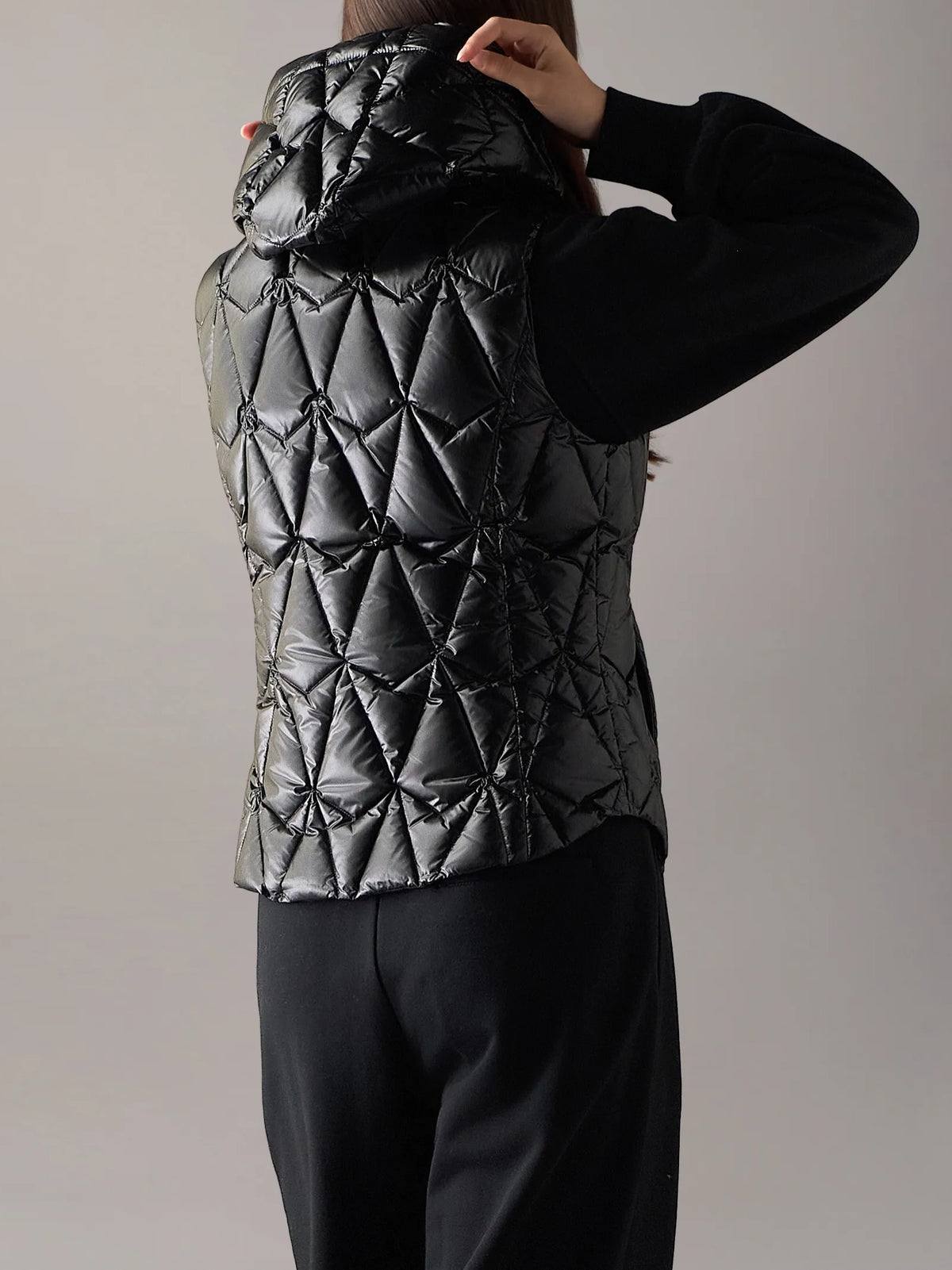 Moose Knuckles Iceberg Quilt Down Vest Black