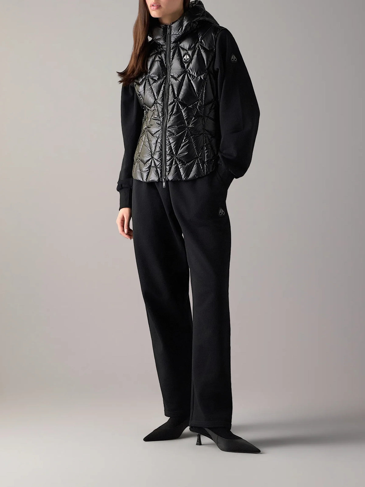 Moose Knuckles Iceberg Quilt Down Vest Black