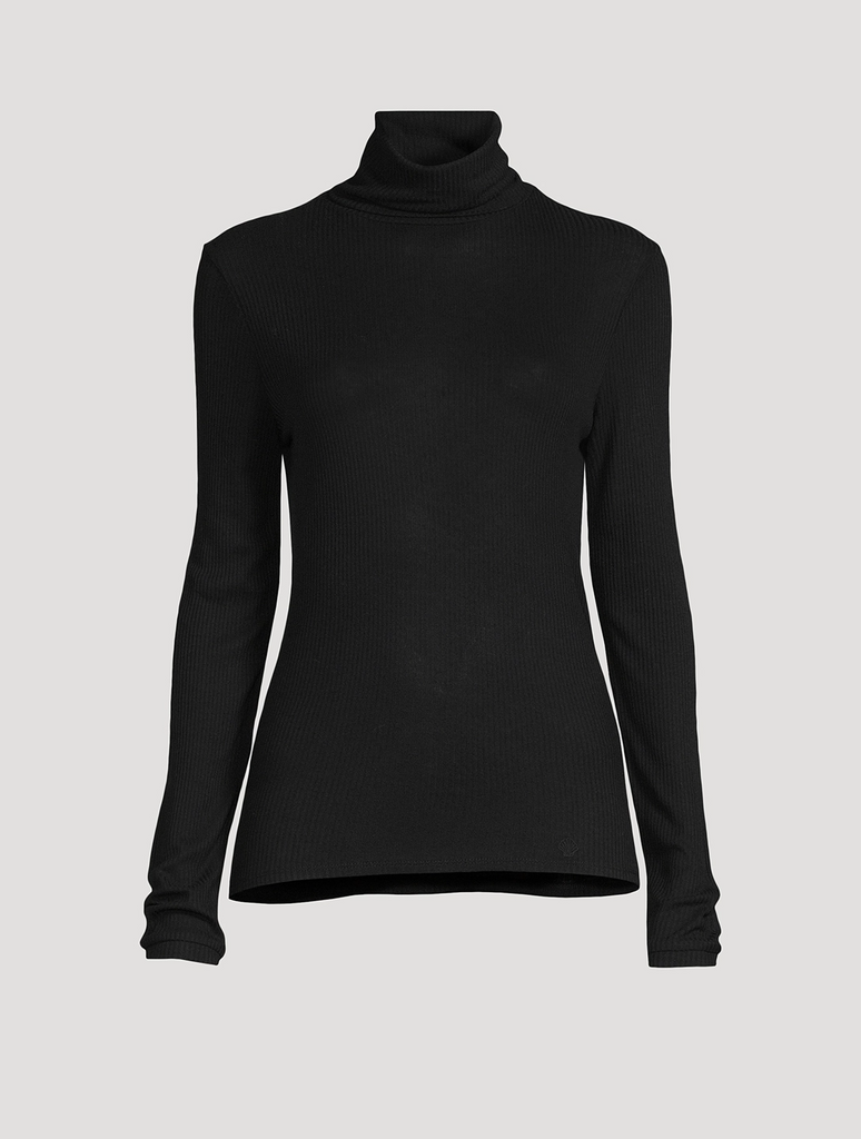 Loulou Studio Gallinara Knitted Turtleneck Black