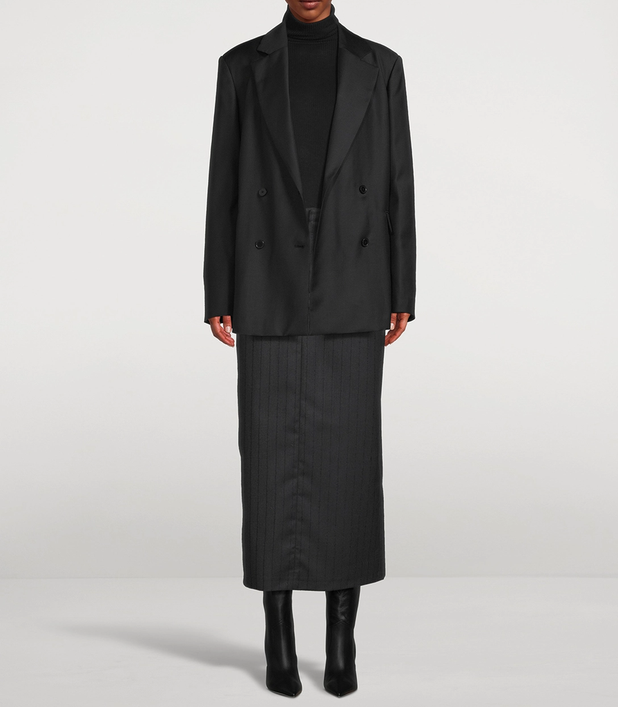 Loulou Studio Gallinara Knitted Turtleneck Black