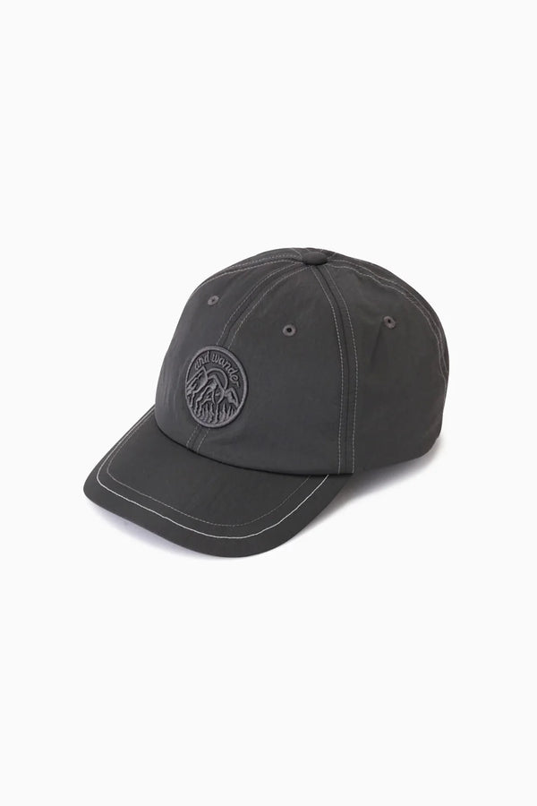 And Wander Ny Patch Cap Carbon