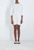 Loulou Studio Doni Crochet Dress White