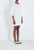 Loulou Studio Doni Crochet Dress White