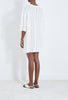 Loulou Studio Doni Crochet Dress White