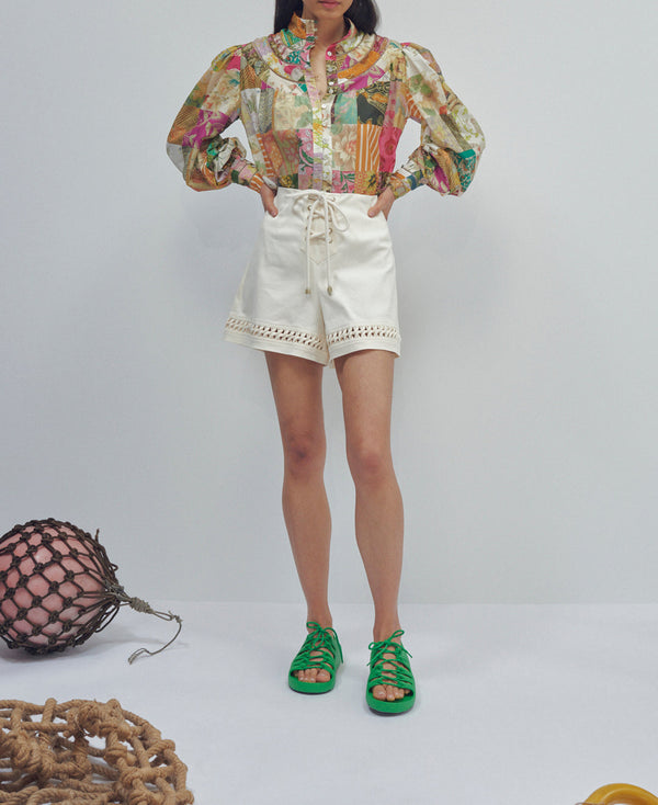 Alemais Carlos Lace Up Short