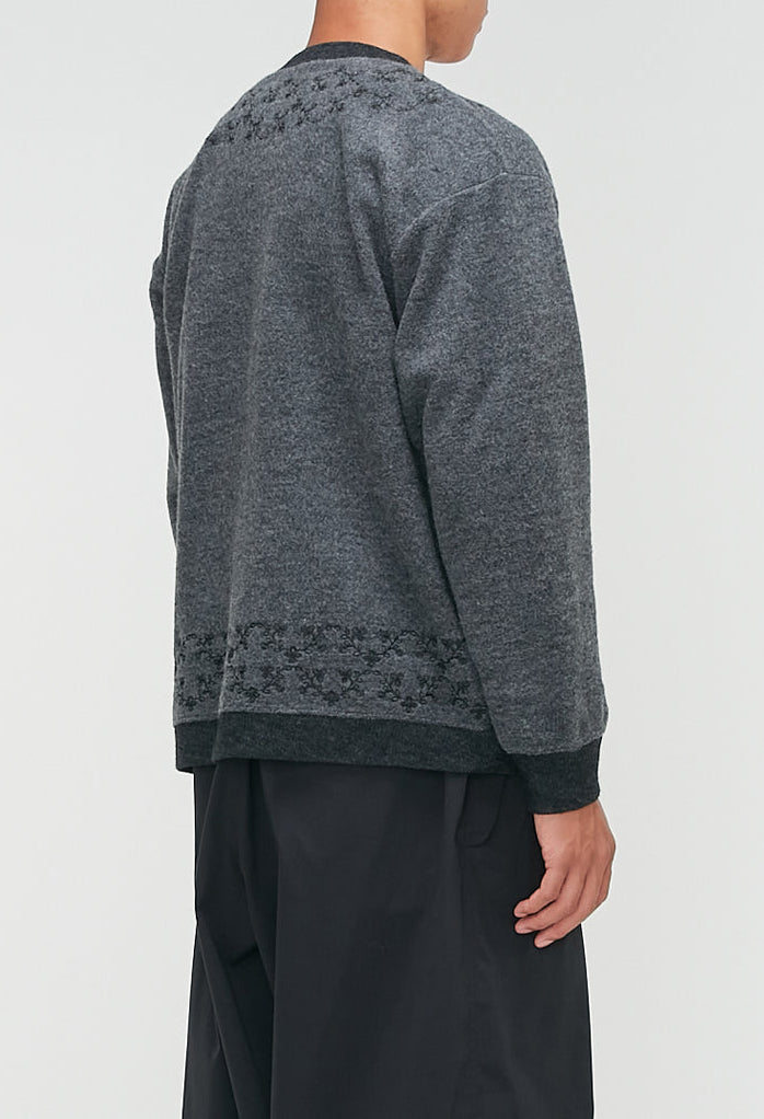 White Mountaineering Embroidery Cardigan