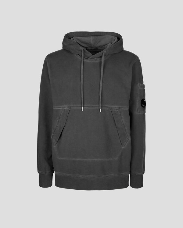 Diagonal Fleece Utility Hoodie