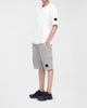 CP Company Heavy Jersey Mixed Short Sleeve Sweatshirt